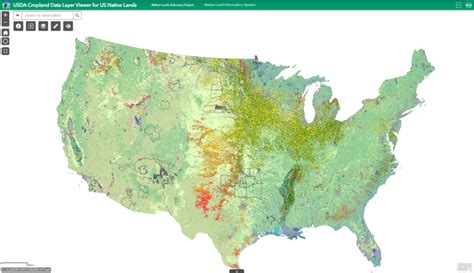 Thematic photo of a digital map of land development on a computer screen.