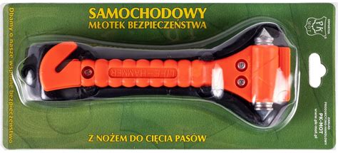 Zestaw: zbijak do szyb i nóż do pasów bezpieczeństwa