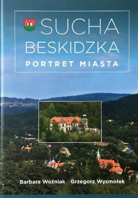 Mapa miasta Sucha Beskidzka z zaznaczonymi głównymi punktami usługowymi