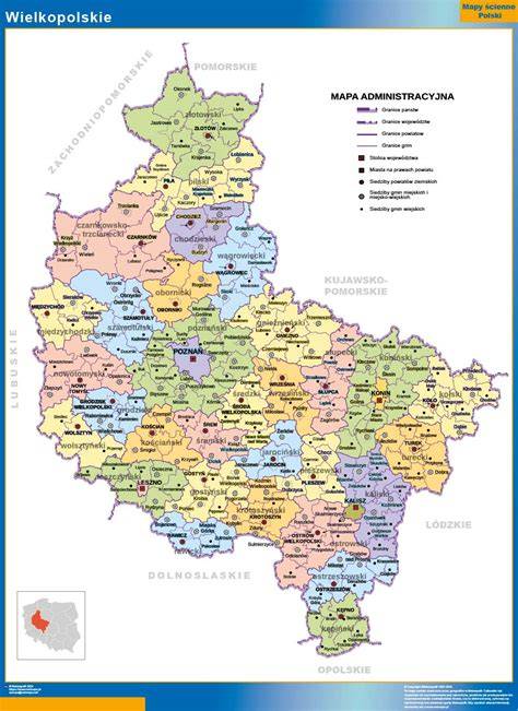 Mapa Kurnatowic w kontekście Wielkopolski
