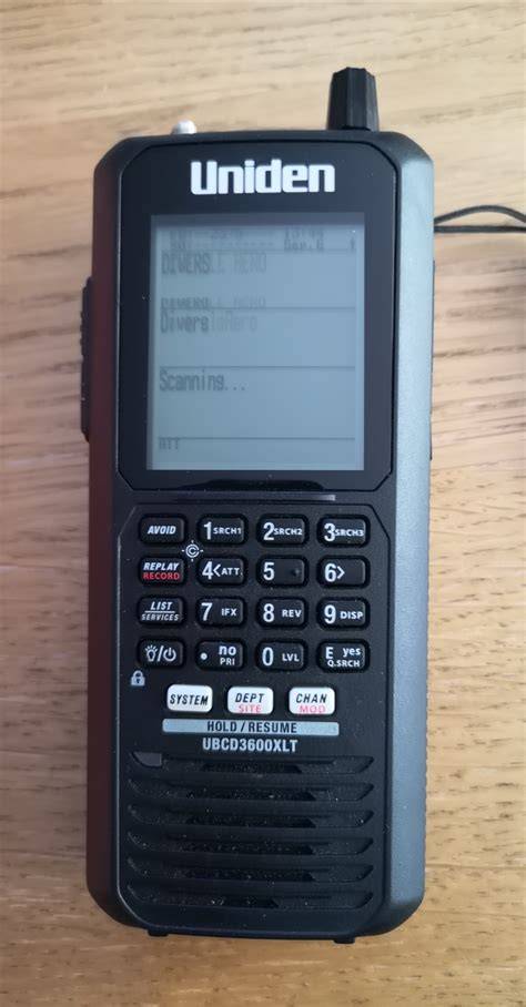 zdjęcie skanera nasłuchowego Uniden UBCD 3600