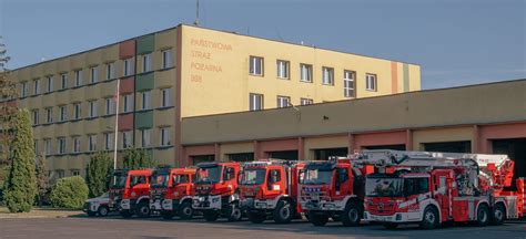 Strażacy OSP Aleksandrów Duży podczas zawodów pożarniczych