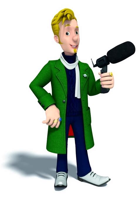Buck Douglas, celebryta, w Pontypandy, szukający UFO