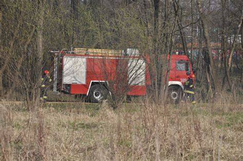 Zdjęcie dwóch klasycznych wozów strażackich: Star 66 i UAZ 469B