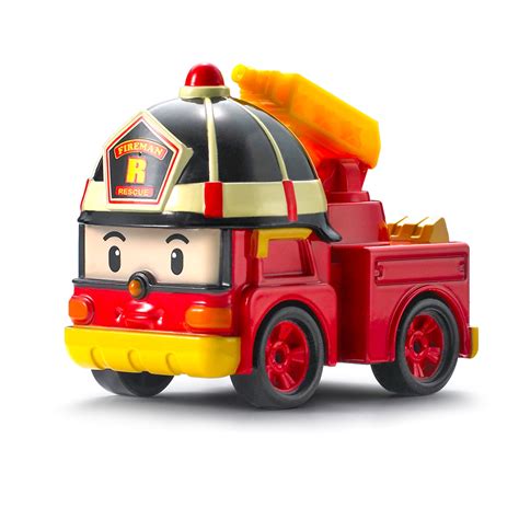 Figurka Robocar Poli Roy w stroju strażackim
