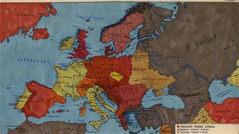 Mapa z terenami zajętymi przez ZSRR w 1939 roku