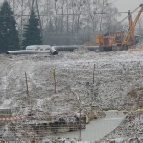 zdjęcie zniszczeń po wybuchu gazociągu w Jankowie Przygodzkim