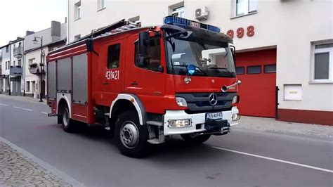 Współczesna flota samochodów pożarniczych Mercedes-Benz w akcji