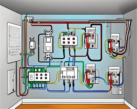 Schemat rozprzestrzeniania się ognia z samochodu elektrycznego w garażu na sąsiednie domy szeregowe