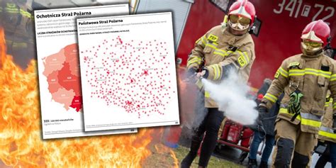 Strażacy analizujący mapy i dane na miejscu akcji ratowniczej