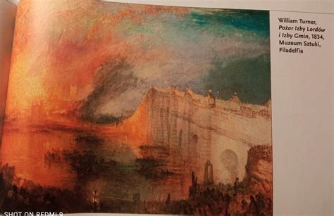 Obraz Josepha Mallorda Williama Turnera „Pożar Izby Lordów i Izby Gmin” (1834)