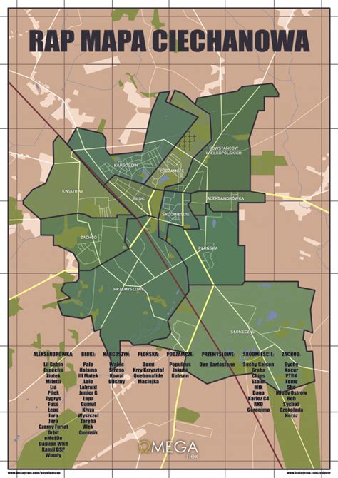 Mapa Chruszczewa w kontekście Ciechanowa