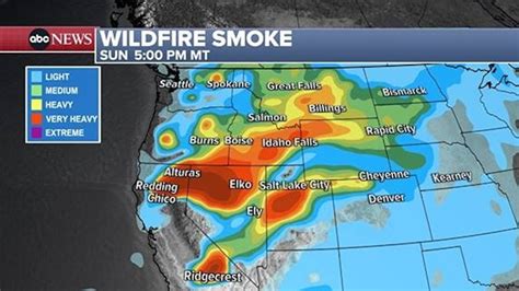 Infographics: Map of Wrocław showing the spread of smoke from the fire