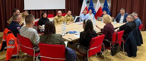 schemat współpracy OSP, PSP i PRM