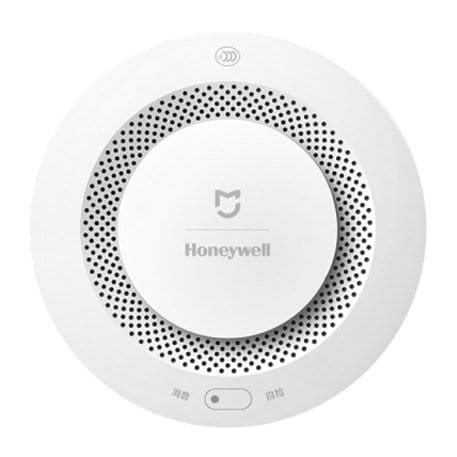 Inteligentny czujnik dymu Xiaomi Mijia Honeywell z widocznymi elementami składowymi