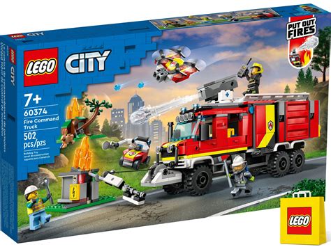Zestaw LEGO City Straż Pożarna w akcji - bohaterowie i wóz strażacki