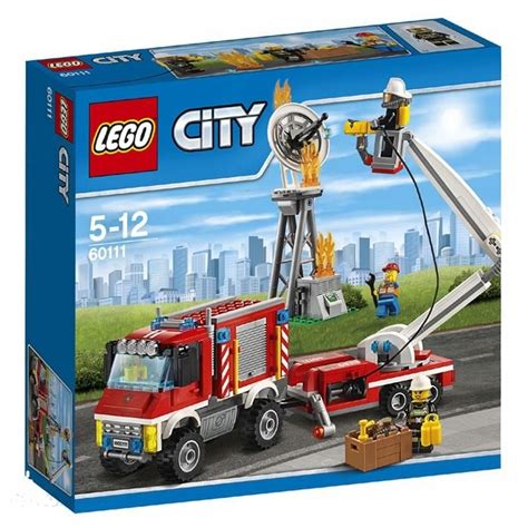 Zestaw LEGO City 60111 Strażacki Wóz Techniczny - widok ogólny