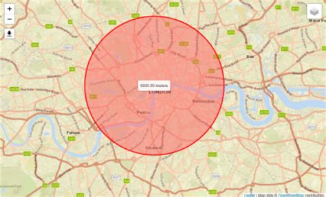 Infographic showing a map of Olita (Alytus) with a 10km radius for contamination monitoring