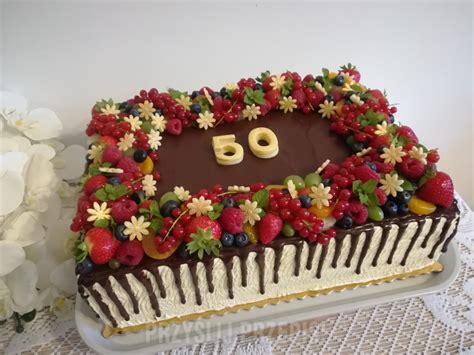 Tort jubileuszowy z logo OSP