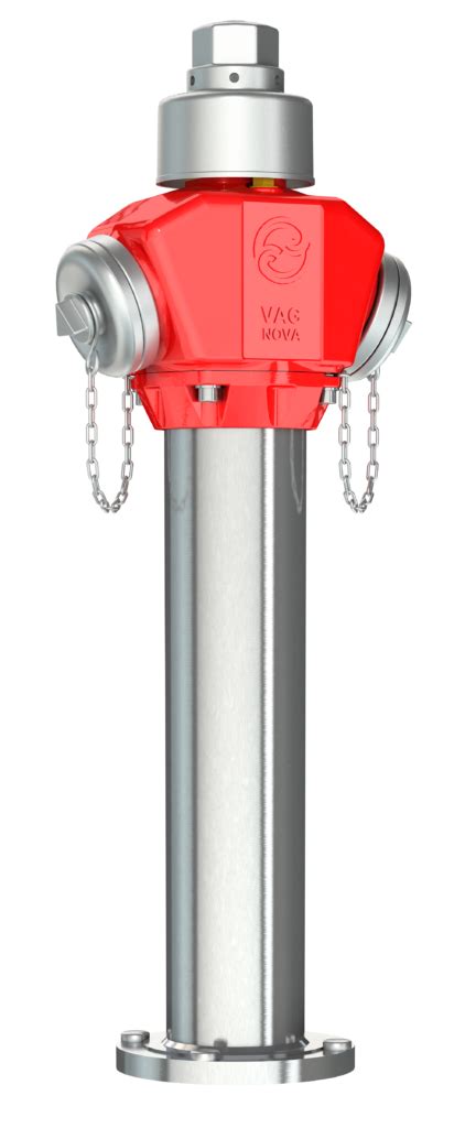 Hydrant nadziemny VAG NOVA 150 z kółkiem ręcznym, widok ogólny