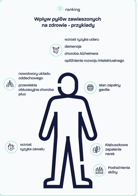 Infografika przedstawiająca skład spalin silnikowych i ich wpływ na zdrowie człowieka