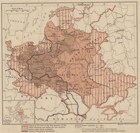 Historyczna mapa Sobieszewa z zaznaczonym kościołem