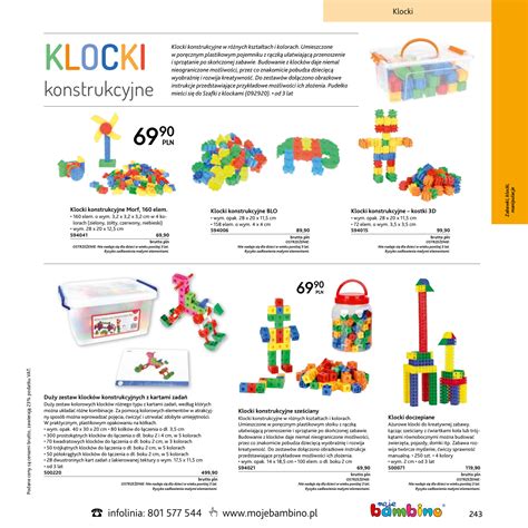Infografika przedstawiająca różne rozmiary klocków dla różnych grup wiekowych dzieci oraz ich rozwój