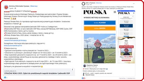 schemat etapów głosowania w plebiscycie Strażak Roku