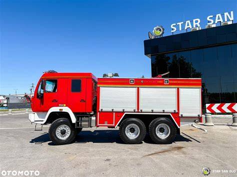 Wóz strażacki Star 1466 GBA na podwoziu 6x6