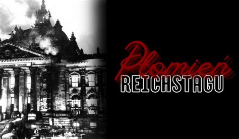 Historyczne zdjęcie płonącego Reichstagu