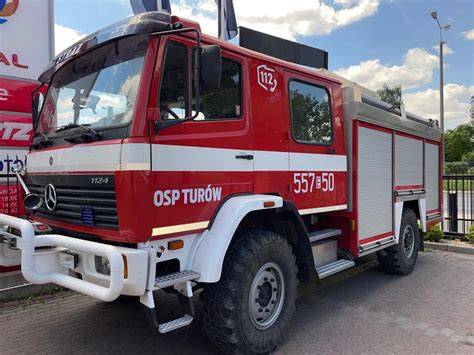Wóz strażacki Mercedes OSP Krzanowice