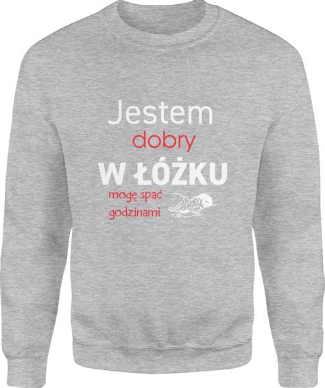 Męska bluza z nadrukiem
