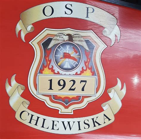 Mapa z lokalizacją jednostek OSP w gminie Chlewiska