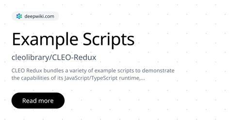 CLEO library logo or example interface