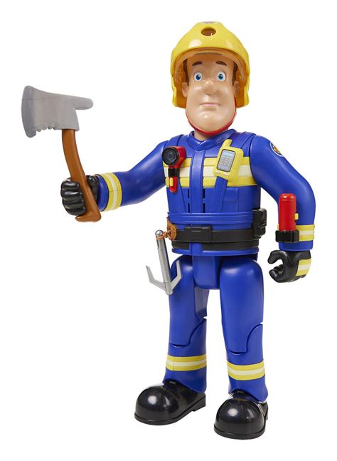 figurka strażaka jako dekoracja tortu urodzinowego