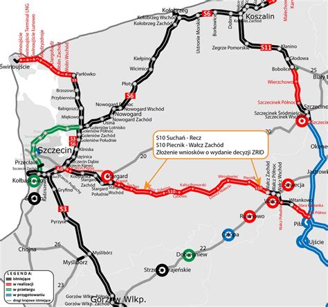 Mapa przedstawiająca lokalizację miejscowości Bzite oraz trasę drogi relacji Wola Żulińska - Józefów - Kasjan z zaznaczeniem wyremontowanego odcinka.