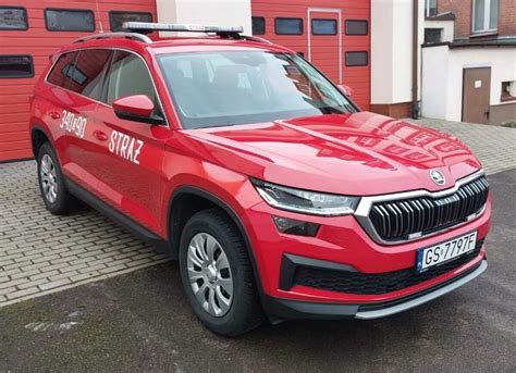 nowa Skoda Kodiaq dla KP PSP Słupsk