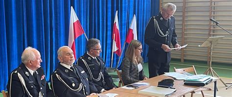 zdjęcie z obrad Zjazdu Oddziału Gminnego OSP