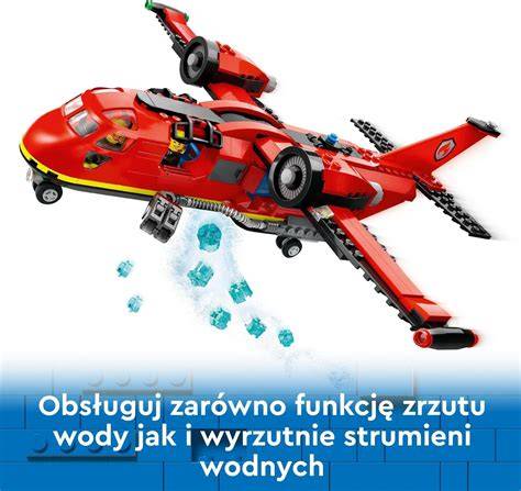 Samolot ratunkowy SIKU oraz słupki i pachołki z zestawu