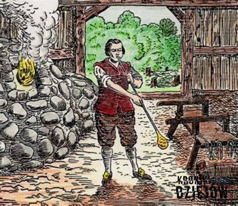 ilustracja historyczna przedstawiająca walkę z ogniem w średniowieczu