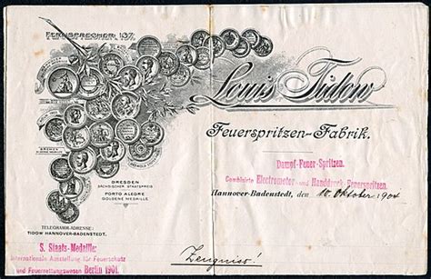historyczny katalog sikawek Louis Tidow