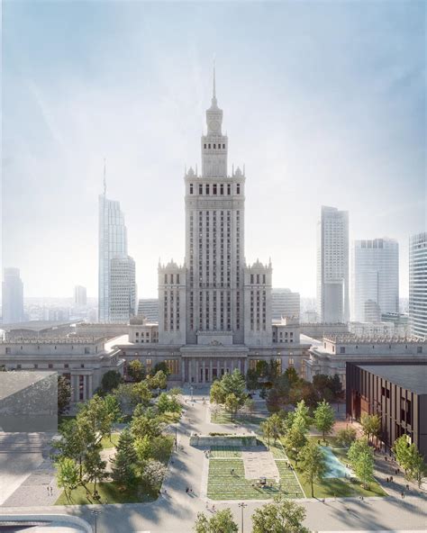 projekt architektoniczny lub wizualizacja po remoncie świetlicy/centrum kultury w Połczynie-Zdroju
