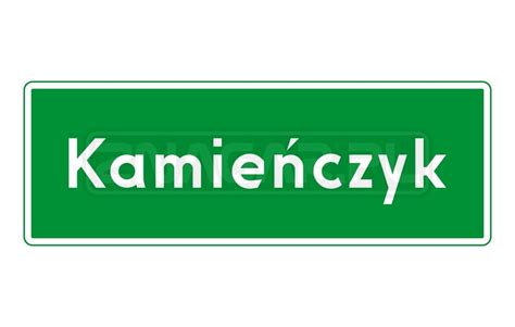 Znak miejscowości Kolincz na tle wiejskiego krajobrazu