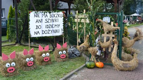 Uroczystości dożynkowe z udziałem orkiestry dętej