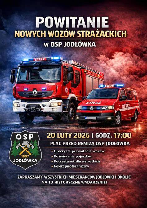 Zestawienie starych i nowych wozów strażackich OSP