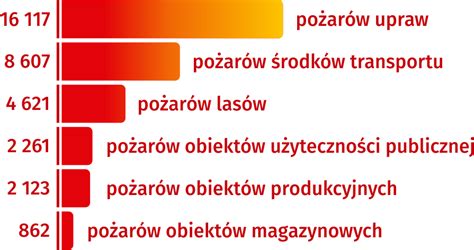 Infografika przedstawiająca statystyki pożarów i ich najczęstsze przyczyny