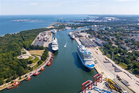 Map showing Port Północny in Gdańsk