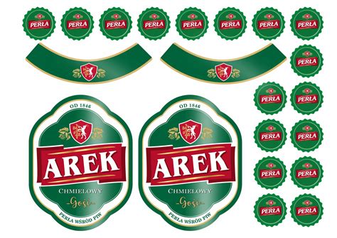etykieta piwa Bojan Strażackie z wizerunkiem strażaka