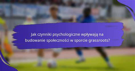 ilustracja przedstawiająca wsparcie psychologiczne w sporcie