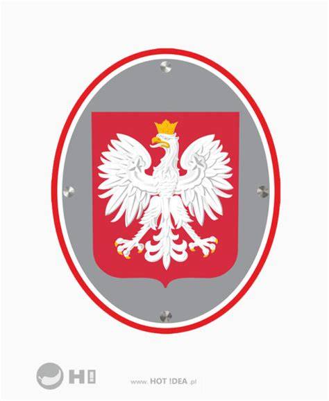 Tatuaż Kevina Aistona z godłem i flagą Polski